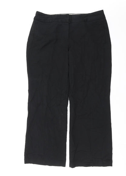 Womens UK Size 16 NEXT Regular Fit  Black Trousers