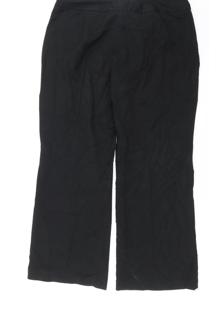 Womens UK Size 16 NEXT Regular Fit  Black Trousers