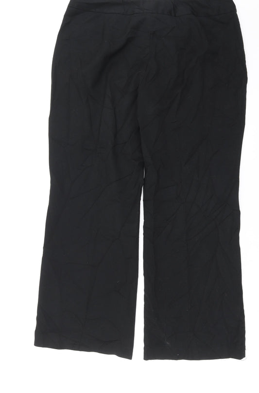 Womens UK Size 16 NEXT Regular Fit  Black Trousers