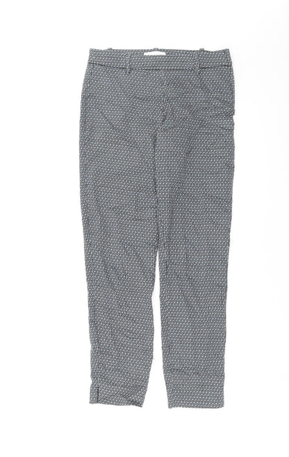 Womens UK Size 8 H&M Slim Fit  Blue Trousers