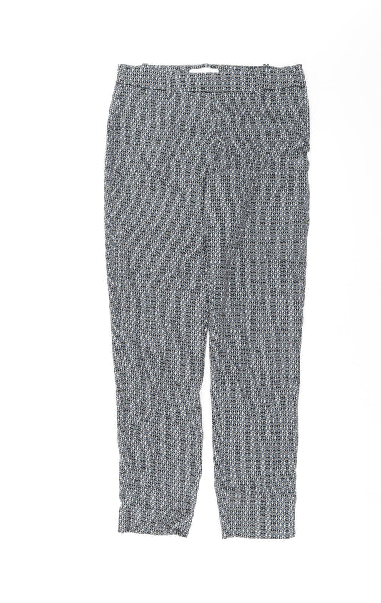 Womens UK Size 8 H&M Slim Fit  Blue Trousers