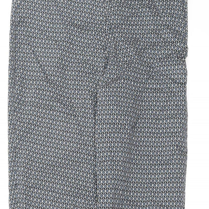 Womens UK Size 8 H&M Slim Fit  Blue Trousers