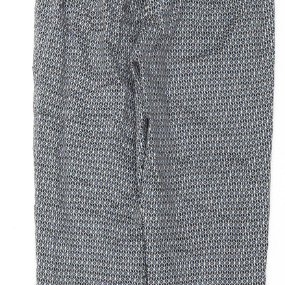 Womens UK Size 8 H&M Slim Fit  Blue Trousers