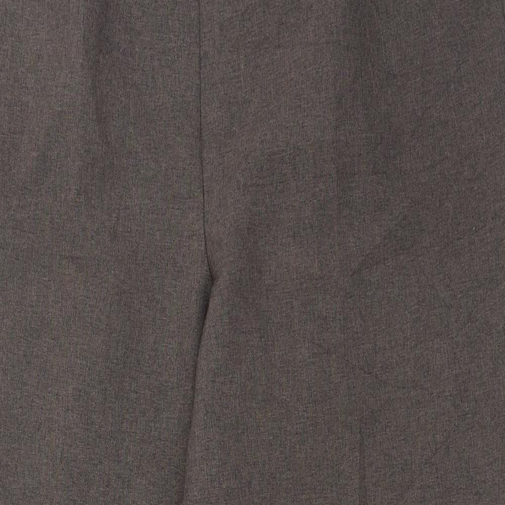 Bm Collection Womens Brown   Trousers  Size 16 L27 in