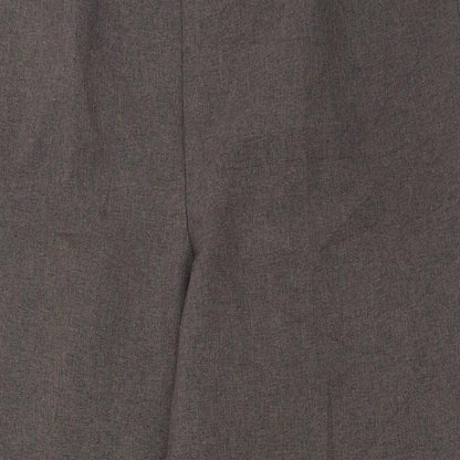Bm Collection Womens Brown   Trousers  Size 16 L27 in