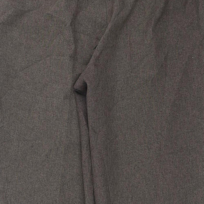 Bm Collection Womens Brown   Trousers  Size 16 L27 in