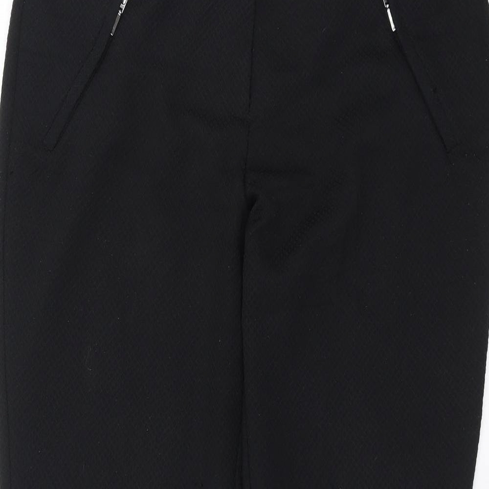 Womens UK Size 34 in F&F Regular Fit  Black Trousers
