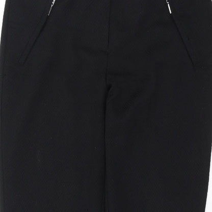 Womens UK Size 34 in F&F Regular Fit  Black Trousers