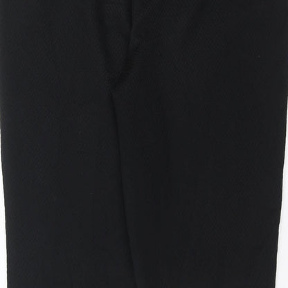 Womens UK Size 34 in F&F Regular Fit  Black Trousers