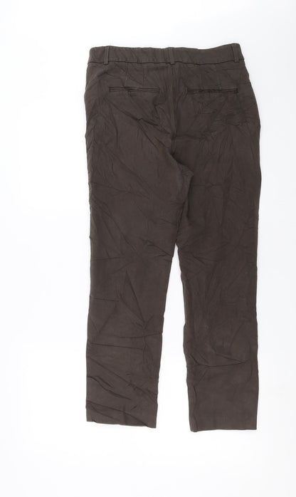 Womens UK Size 12 Marks and Spencer Regular Fit  Green Trousers