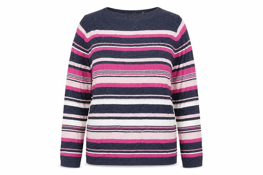 Womens UK Size M ISLE Blue Pullover Jumper