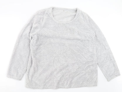 George Womens Grey Geometric  Pullover Jumper Size 16