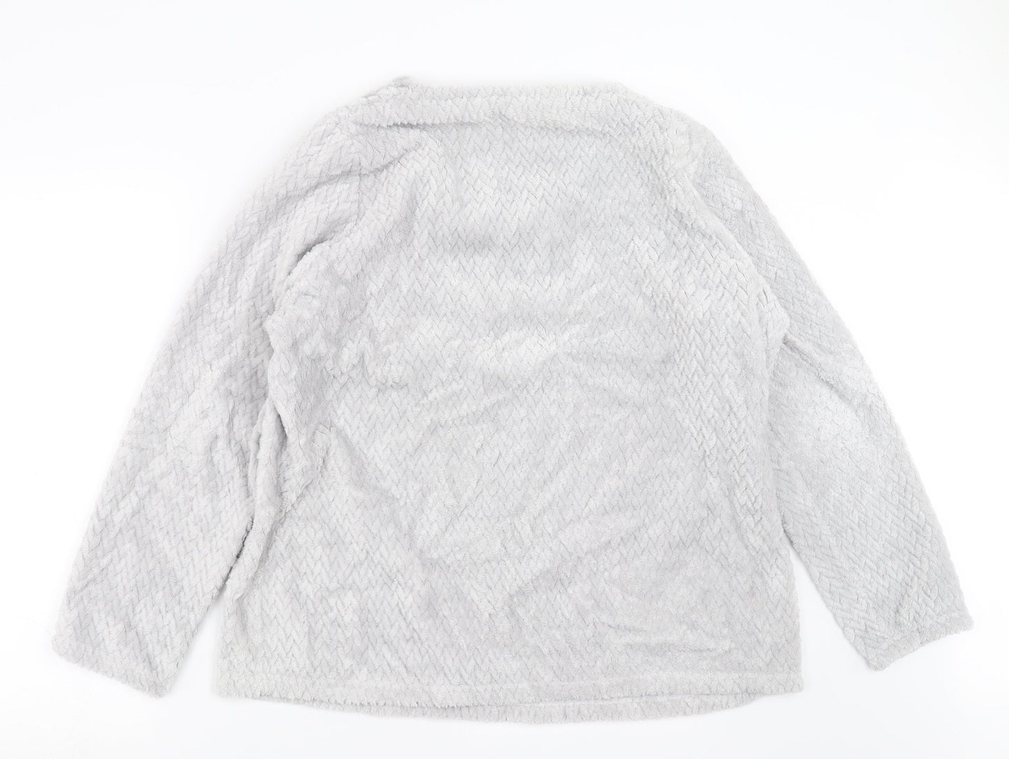 George Womens Grey Geometric  Pullover Jumper Size 16