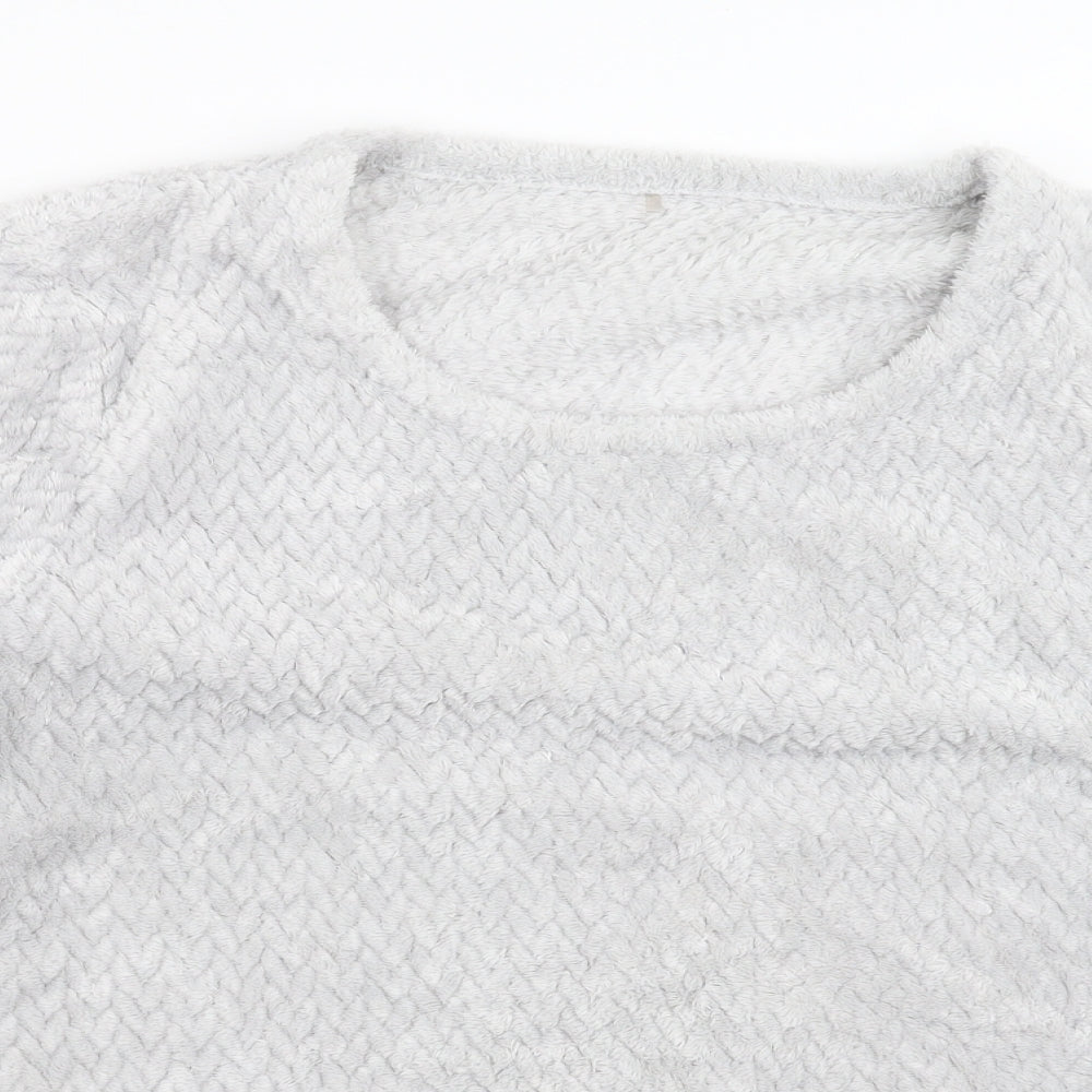 George Womens Grey Geometric  Pullover Jumper Size 16