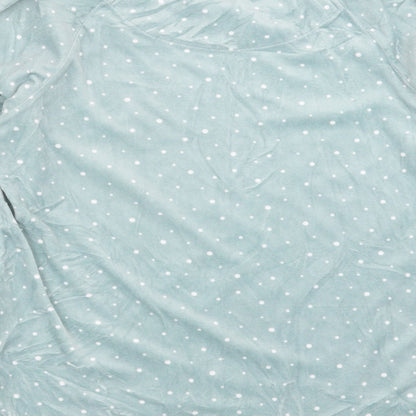 Primark Womens Green Polka Dot  Top Pyjama Top Size 10  - Do not disturb