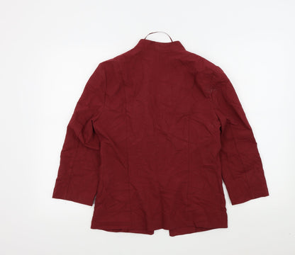 Womens UK Size 12 F&F Red Jacket