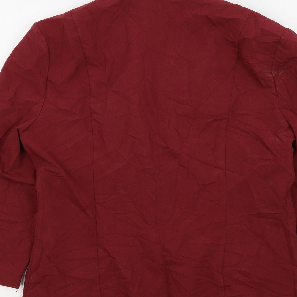 Womens UK Size 12 F&F Red Jacket