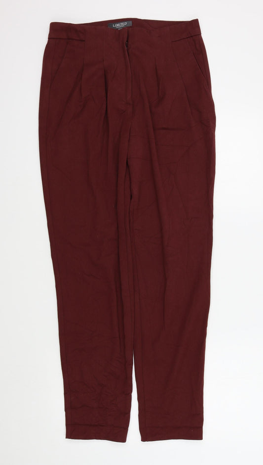 Womens UK Size 10 LIMITED COLLECTION Regular Fit  Red Trousers