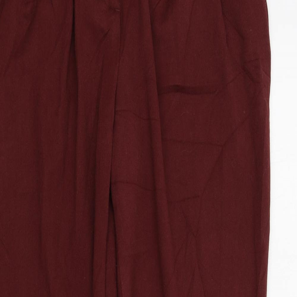 Womens UK Size 10 LIMITED COLLECTION Regular Fit  Red Trousers