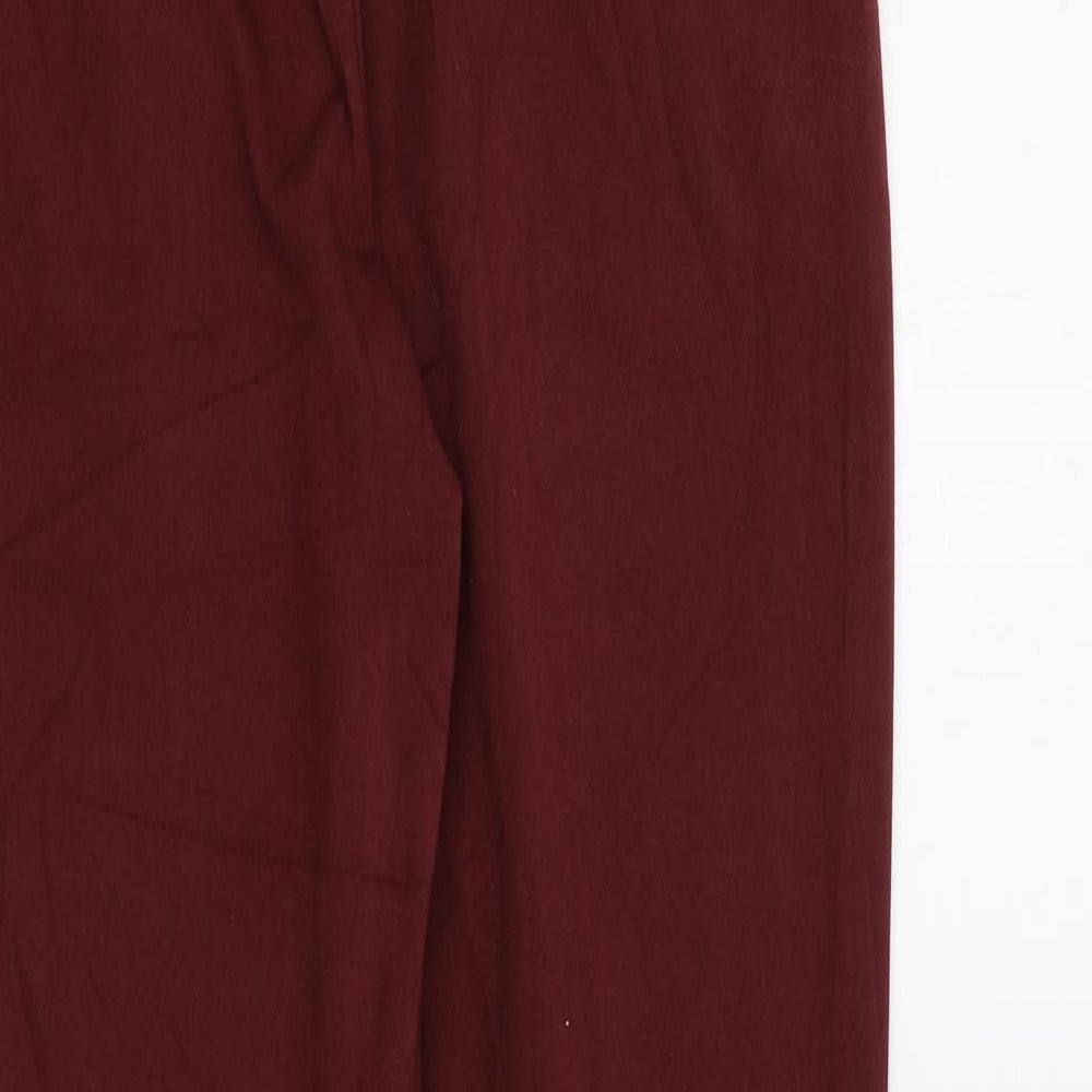Womens UK Size 10 LIMITED COLLECTION Regular Fit  Red Trousers