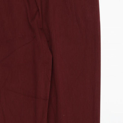 Womens UK Size 10 LIMITED COLLECTION Regular Fit  Red Trousers