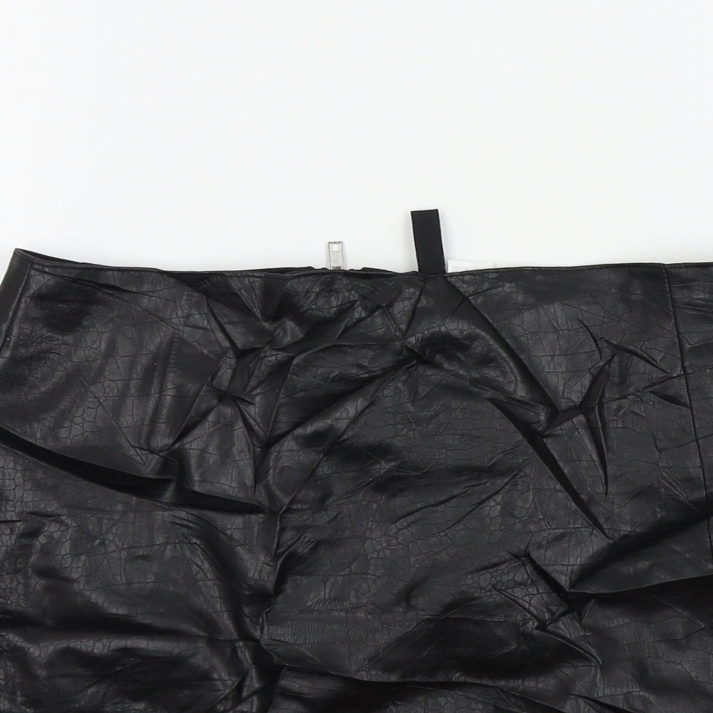 Divided Womens Black   A-Line Skirt Size 12