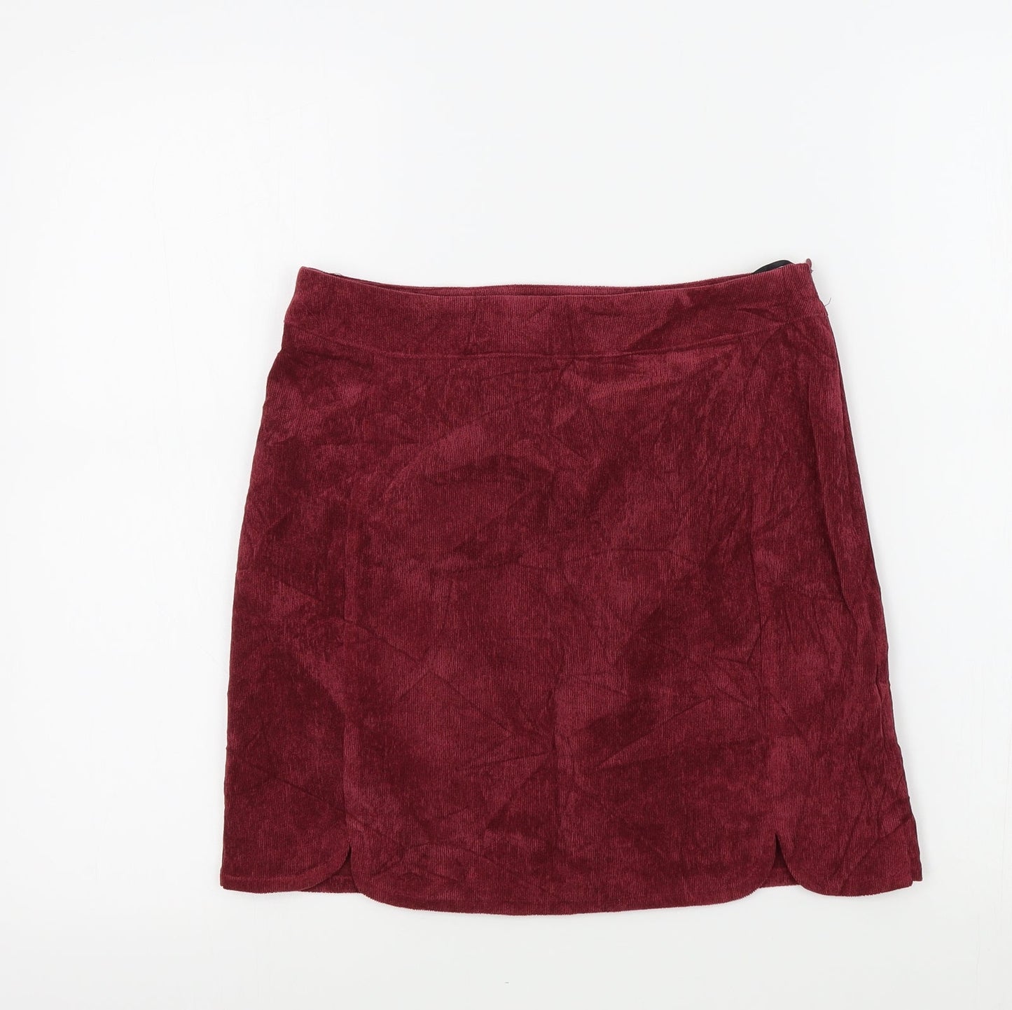 Boohoo Womens Red   A-Line Skirt Size 8