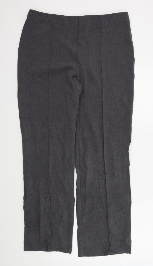 Autonomy Womens Grey   Trousers  Size 14 L29 in