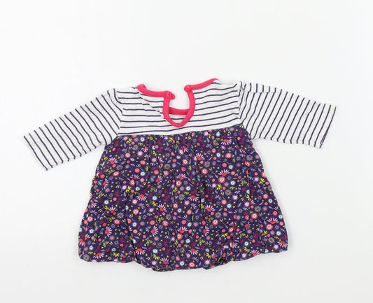 George Girls Multicoloured Floral  Fit & Flare  Size 0-3 Months