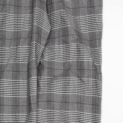 Mauvais Womens Black Check  Trousers  Size L L28 in