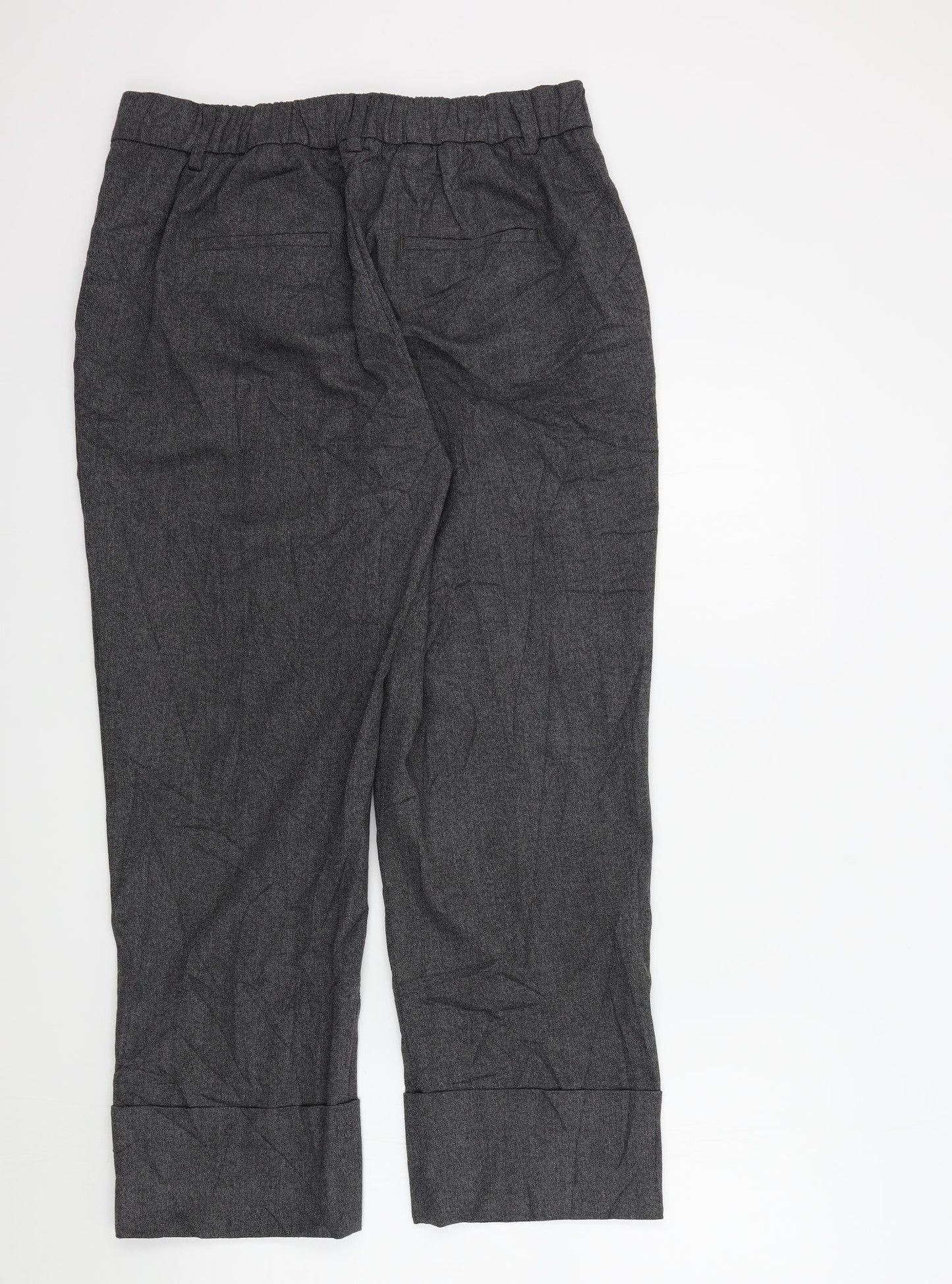 Womens UK Size 42 Zara Regular Fit  Grey Trousers