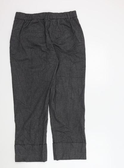 Womens UK Size 42 Zara Regular Fit  Grey Trousers