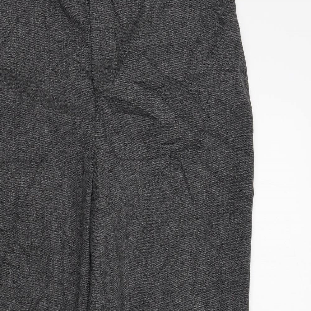 Womens UK Size 42 Zara Regular Fit  Grey Trousers