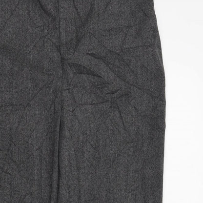 Womens UK Size 42 Zara Regular Fit  Grey Trousers