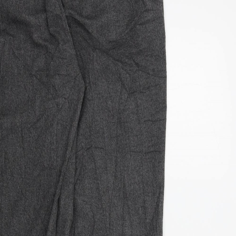 Womens UK Size 42 Zara Regular Fit  Grey Trousers