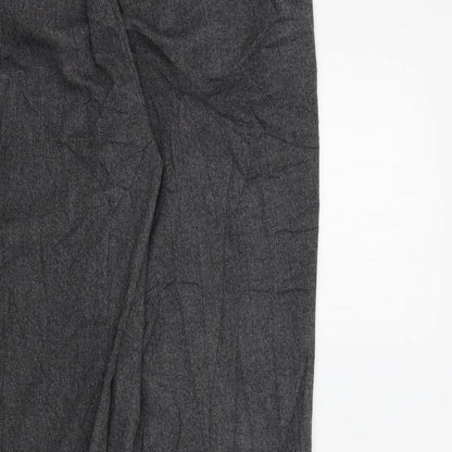 Womens UK Size 42 Zara Regular Fit  Grey Trousers