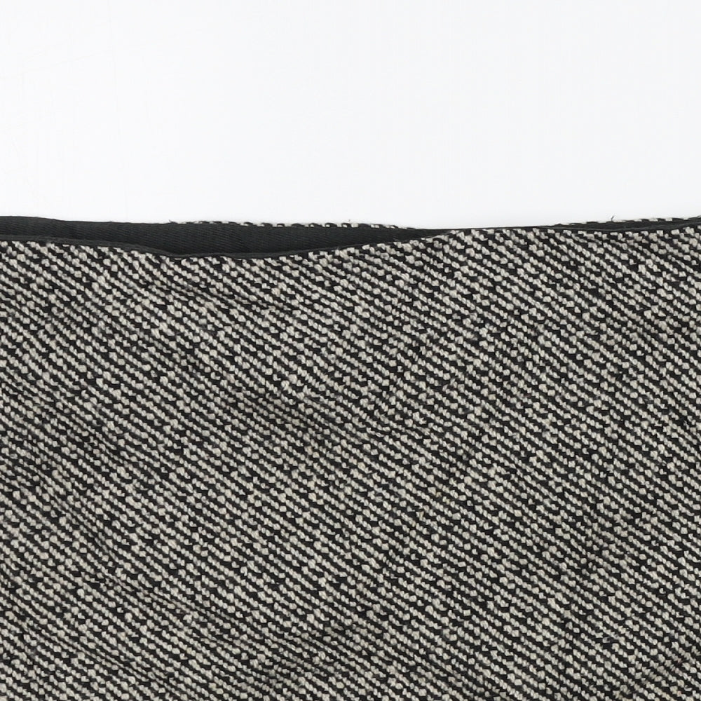 Gap Womens Black Geometric  A-Line Skirt Size 12