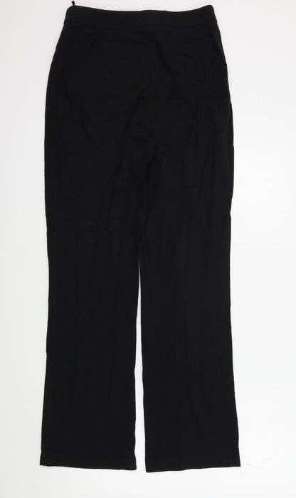 Womens UK Size 12 M&S Regular Fit  Black Trousers