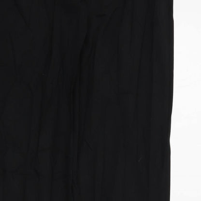 Womens UK Size 12 M&S Regular Fit  Black Trousers