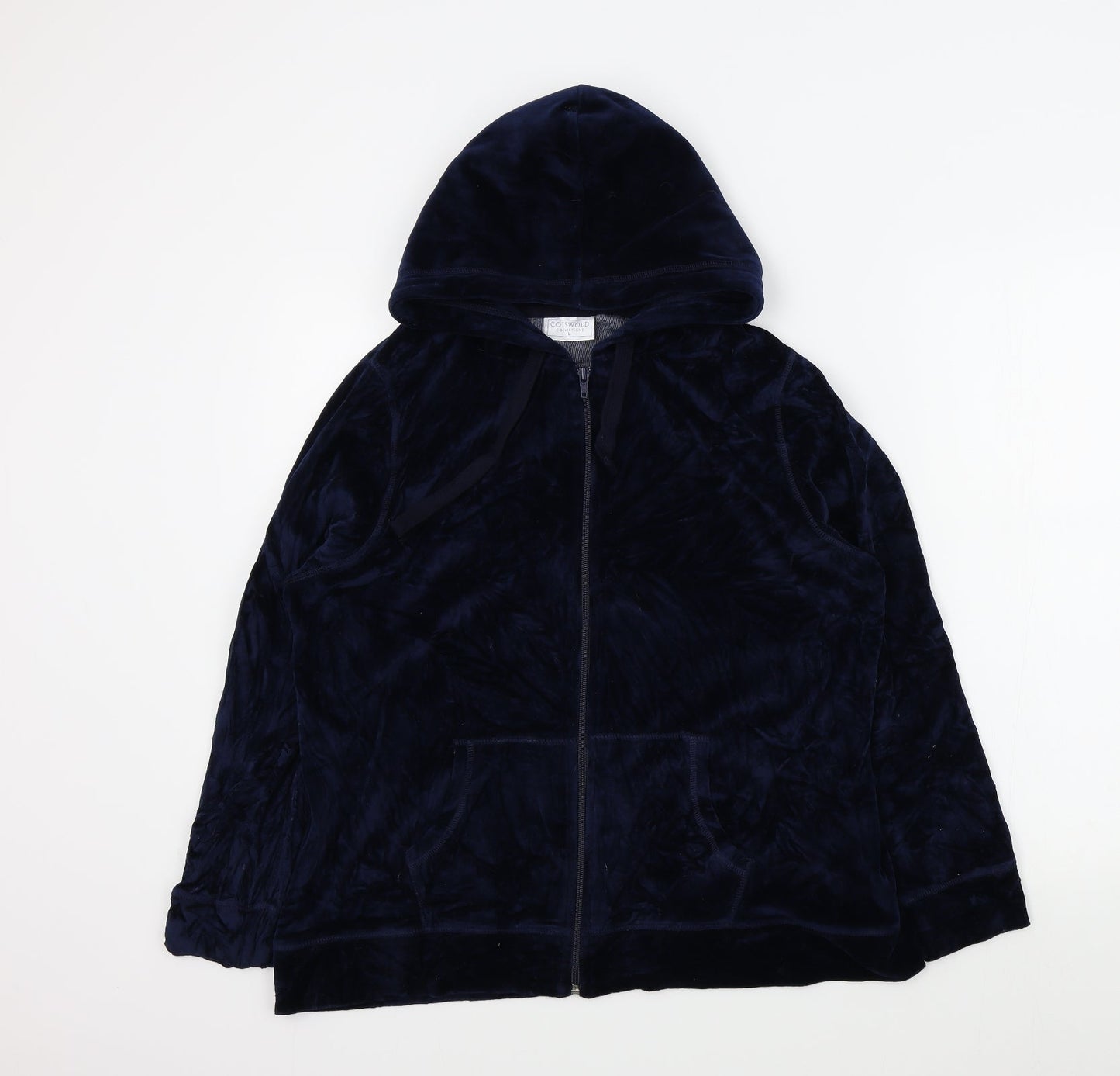 Womens UK Size L cotswold Blue Full Zip Jumper