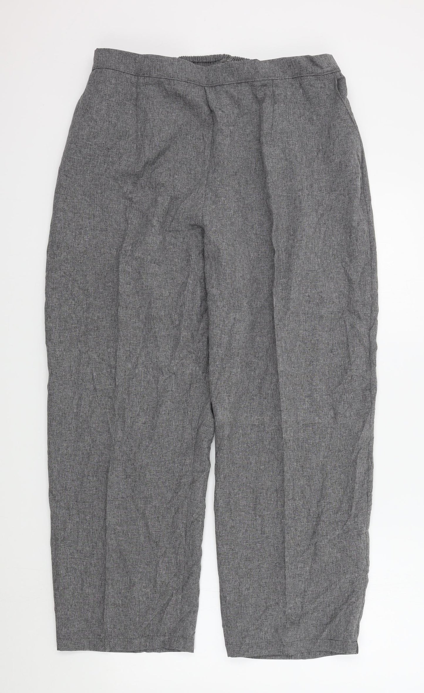 Womens UK Size 26 in Preworn Regular Fit  Grey Trousers