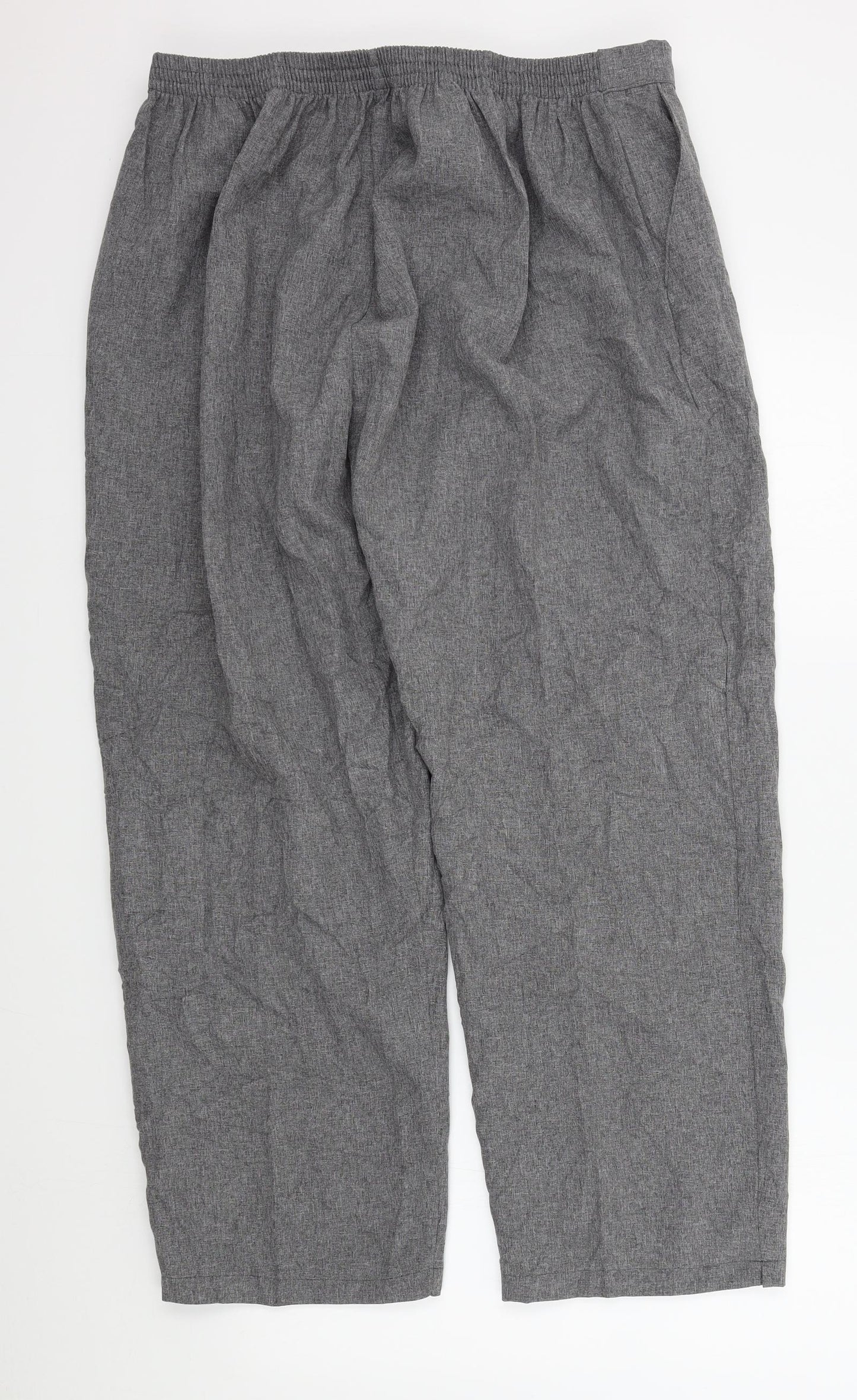 Womens UK Size 26 in Preworn Regular Fit  Grey Trousers