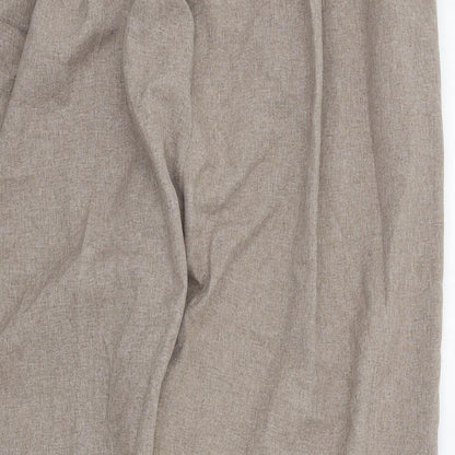 Womens UK Size 24 in Preworn Regular Fit  Brown Trousers
