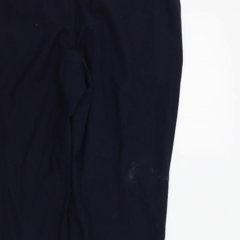 Womens UK Size 16 M&S Regular Fit  Blue Trousers
