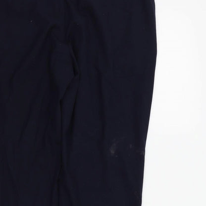 Womens UK Size 16 M&S Regular Fit  Blue Trousers