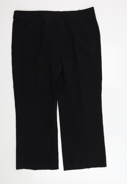 Womens UK Size 20 in preview Regular Fit  Black Trousers