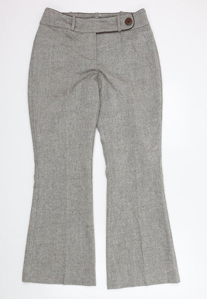 Womens UK Size 14 Littlewoods Regular Fit  Brown Trousers