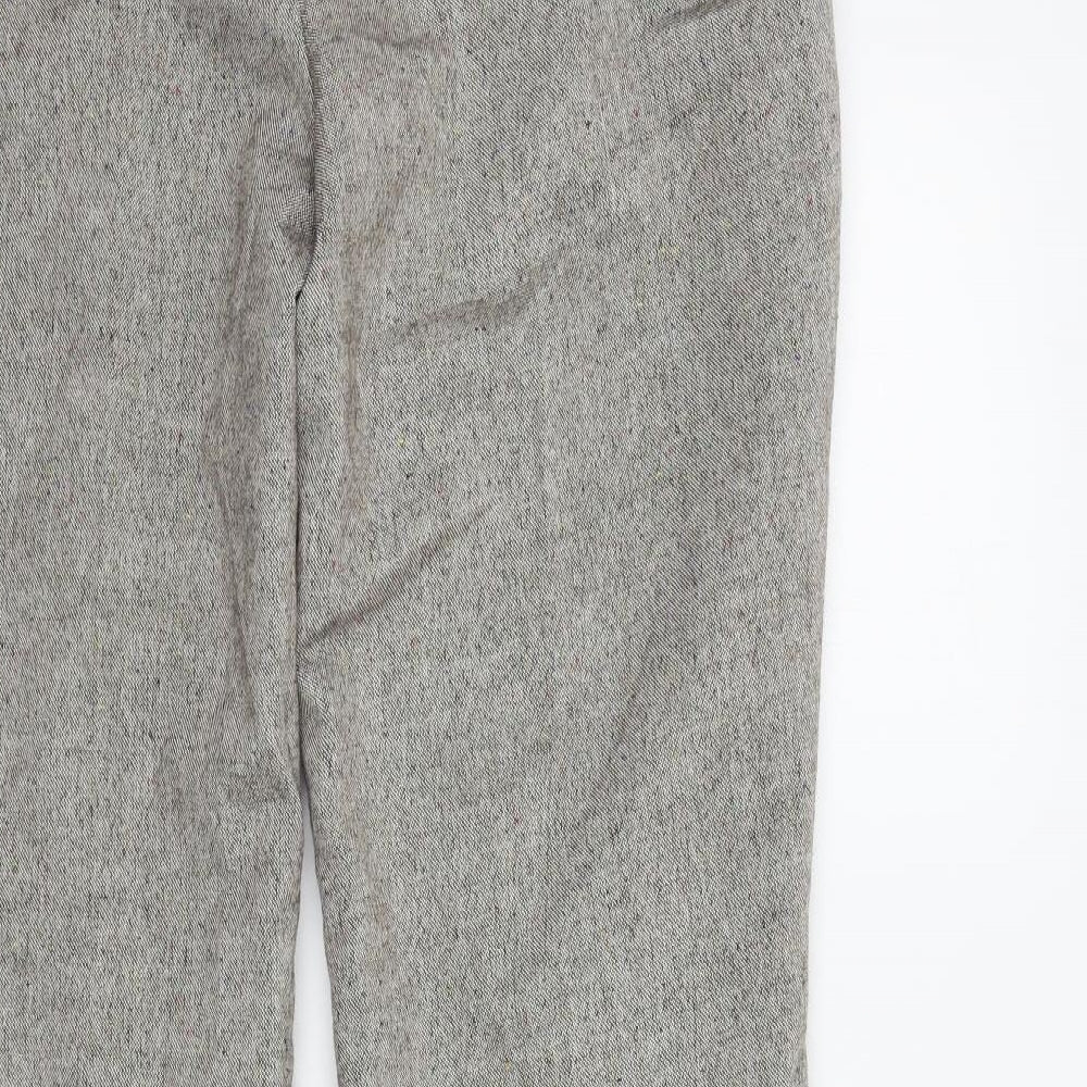 Womens UK Size 14 Littlewoods Regular Fit  Brown Trousers