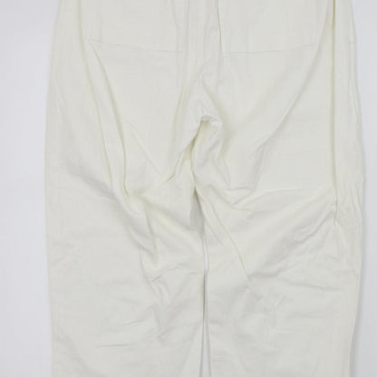 fashion plus Womens White   Trousers  Size 16 L23 in