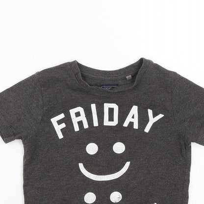 NEXT Boys Grey   Basic T-Shirt Size 4 Years